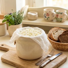 Творог из коровьего молока